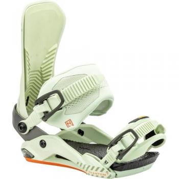 Nitro Fijaciones de Snowboard Phantom Plus, Hombres, Soft Lime, Talla Medium