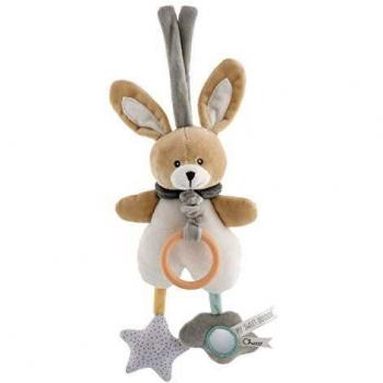 CHICCO Panel de Juego Musical Conejo - Juego interactivo para bebés, incluye música y sonidos, diseño colorido con forma de conejo, materiales suaves y seguros, fomenta el desarrollo sensorial y motor