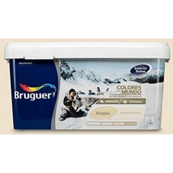 Bruguer Colores del Mundo Pintura para paredes monocapa Alaska Blanco Natural 4 L