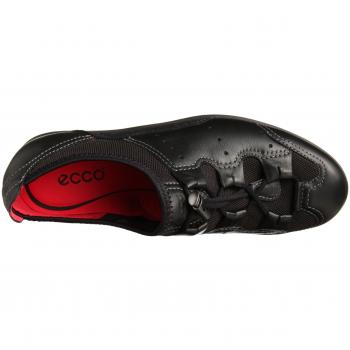 Ecco Bluma - Mocasines de cuero para mujer, color negro, talla 40