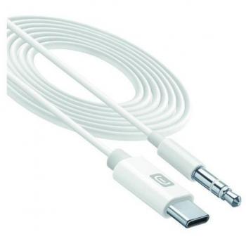 Cable Auxiliar USB-C a Jack 3.5mm Blanco - 1m, Audio y Música