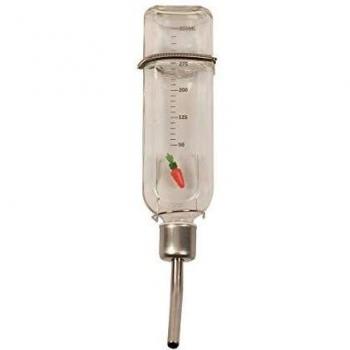 DUVO 7510007 Bebedero Roedores Cristal, 355 ml, M