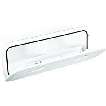 Trappe de rangement Top Line avec boîte, couleur blanche, 243x607mm