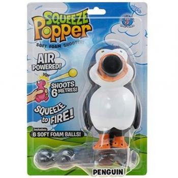 Cheatwell Games Pingüino Popper - Squeezable Suave Espuma Tirador