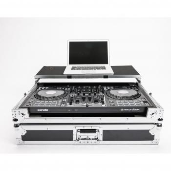 Magma DJ-Controller-Workstation DDJ-FLX10 Flightcase para Controlador Pioneer Dj DDJ-FLX10, color negro