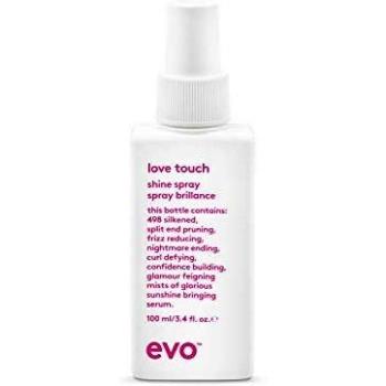 Evo Love Touch Glossing Shine Spray - 100ml/3.4oz Vegan Anti-Frizz Formula for Smooth, Shiny Color-Treated Hair