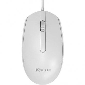 Ratón Xtrike Me GM123WH Blanco con Cable USB para Juegos de 1000 DPI