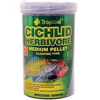 Tropical cich lid herbivore medium pellet 1er pack 1x 500ml