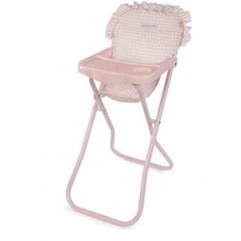 Trona Tom Vichy Rosa con Detalles en Color Blanco y Diseño de Lunares