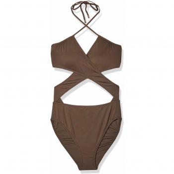 Vince Camuto Mujer V44607 Traje de baño de una Pieza - Verde - 36