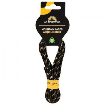 La Sportiva Mountain Aequilibrium Lace 180 cm - Black/Yellow, Men's Climbing Rope