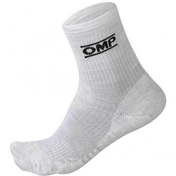 Calcetines OMP ONE Blanco S - Calcetines deportivos, color blanco, talla S, fabricados con materiales transpirables y de alta calidad para comodidad y rendimiento