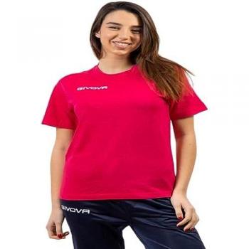 Givova Fresh Cotton T-Shirt Unisex 2XL Fuchsia