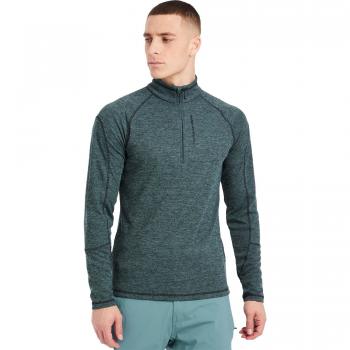 Protest PRTLOUISIANA Men's 1/4 Zip Mid Layer Top - Atlantic Green