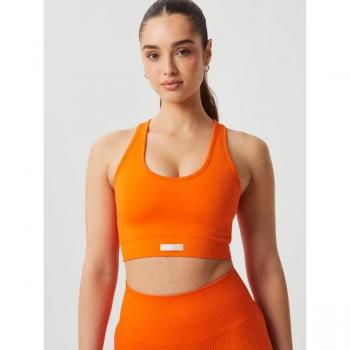 Björn Borg Low Seamless Sports Bra Women Orange