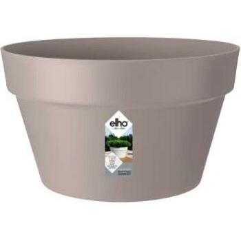 Vaso Elho Loft Urban Bowl 35 cm - Gris Cálido - 100% Reciclado - Exterior