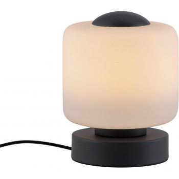 Lámpara de mesa LED gris oscuro regulable en 3 niveles - Mirko