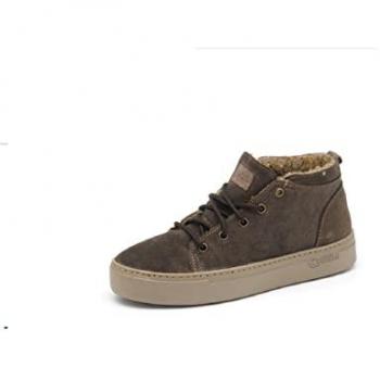 Botín de Cuero Natural World Anya 6122 Marrón Talla 36 Forrado