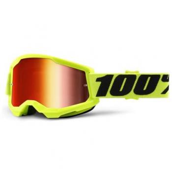 Gafas de Cross 100% Strata 2 Amarillo-Rosa, modelo 5002800016, MX, Multicolor, Talla única