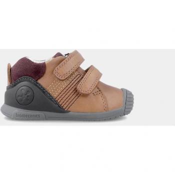 Biomecanics - Zapatillas deportivas de bebé niño de piel con doble cierre adherente