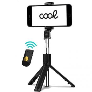 Trípode Extensible para Smartphone con Disparador Bluetooth - Ideal para Selfies, Ajustable y Portátil