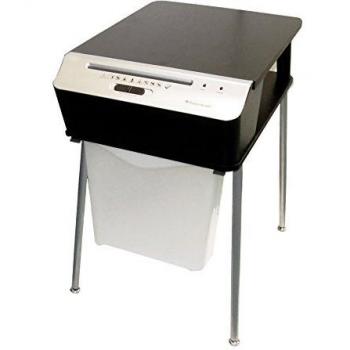Mesa Multifuncional Bonsaii con Destructora de Papel Docshred Fit 7 | Corte en Partículas | Capacidad para 7 Hojas | Hasta 50 kg de Carga | Compatible con DSGVO
