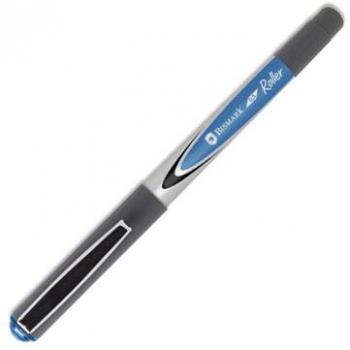 Bolígrafo Bismark Azul 326152 - Bolígrafo Cilíndrico de Punta Redonda, Pack de 12 Piezas