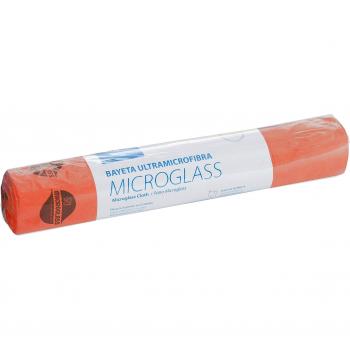 Maya 07084 - Rollo Bayeta Microglass para Cristales con Precorte, 6 Unidades - Color Rojo