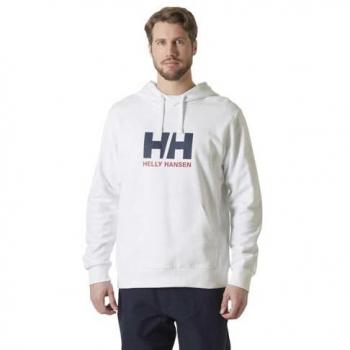 Sudadera con capucha Helly Hansen Logo 2.0 blanca para hombre - XXL