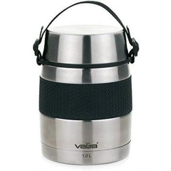 Valira VAN6615 Inoxterm - Termo para sólidos con 2 contenedores interiores, Gris, 1 L