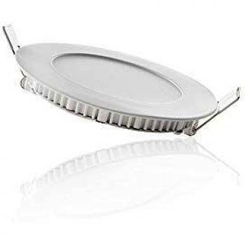 Greenice | Pack 2 Placa de LEDs Circular 120Mm 6W 400Lm 30.000H | Lámpara LED | Downlight LED | Panel LED Techo | Oficina, Fábrica, Pasillos, Baños | Blanco Natural