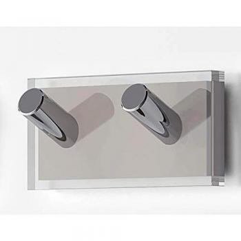 Gedy Rainbow Percha, Resinas termoplásticas, Transparente Beige, Doble