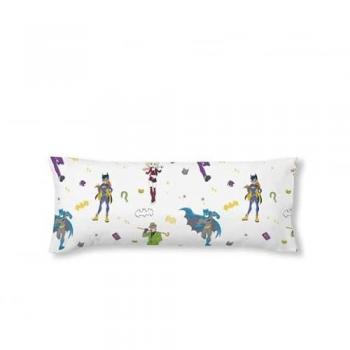 Funda de Almohada Infantil Batman 100% Algodón Multicolor 175 Hilos 45 x 125 cm
