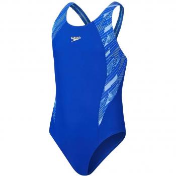 Bañador de niña de natación Speedo Hyperboom Splice Muscleback