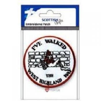 I Luv LTD I ve Walked The West Highland Way Round Patch