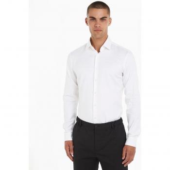 Camisa de hombre Calvin Klein - Camisa de manga larga, 100% algodón, diseño clásico, ajuste regular, disponible en varios colores