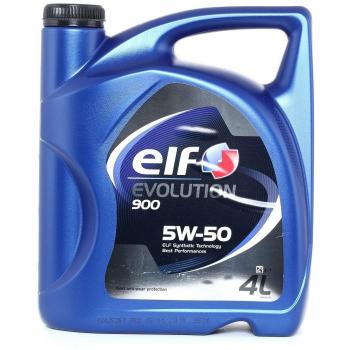 Aceite de motor ELF Evolution 900 5W-50 Sintético 4L para Mercedes-Benz, Opel y Audi