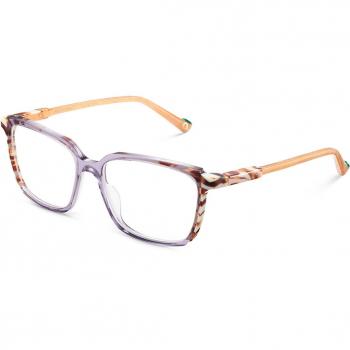 Etnia Barcelona Sussex PUZE Women's Eyeglasses Purple Size 53 (Frame Only) - Blue Light Block Available