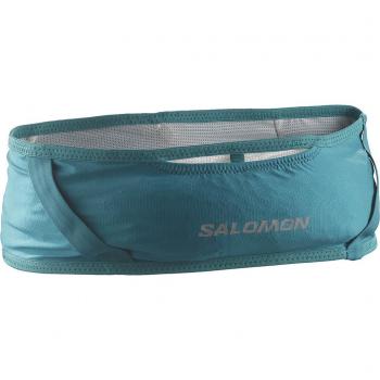 Cinturón de running Salomon Pulse Turquesa Azul, ligero, ajustable, con bolsillos para almacenamiento, transpirable y diseñado para mayor comodidad durante la actividad física