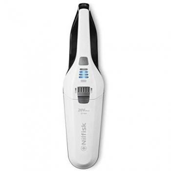 Nilfisk Aspirador de mano Quick, sin bolsa, sin cable, recargable, 20 V, blanco