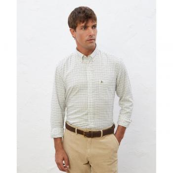 Camisa de hombre de manga larga en viyela de cuadros Lloyd's