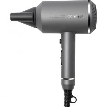 Secador de pelo Concept Titan Care VV5750 - 1600 W, con ionizador, 3 niveles de temperatura y 2 velocidades de flujo de aire