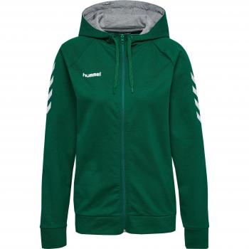 Chaqueta con cremallera para mujer Hummel Hmlgo de algodón, color Evergreen, talla XL