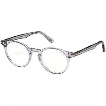 Tom Ford FT 5557-B Unisex Blue Light Blocking Glasses - Gray, Size 48MM