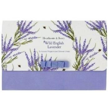 Heathcote & Ivory Wild English Lavender - Forro perfumado para cajones