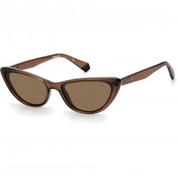 Polaroid Women's Polarized Sunglasses PLD-6142-S-09Q-SP Brown/Bronze 57mm