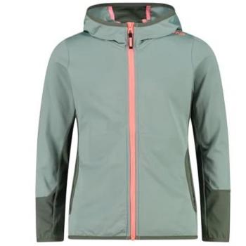 CMP Kids Unisex Hooded Sweat Jacket - Gray - Size 116