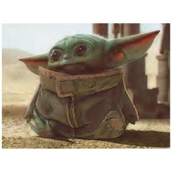 Puzzle lenticular The Mandalorian Grogu Sentado 100 piezas - juegos para niños y adultos