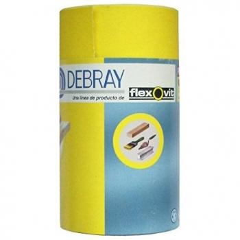 Flexovit 63642579315 Rollos de Papel Vibrator Emblistados, BC2, Debray, 60 Grano, 115 mm A x 5m L, Set de 9