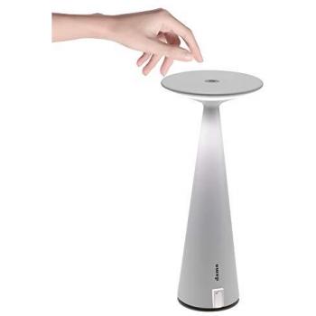Lámpara de Mesa LED Dama Blanca con Entrada USB y Función Powerbank